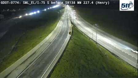 SML_EL/I-75 N before SR138 MM 227.6 live camera view