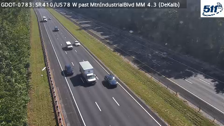 SR410/US78 W past MtIndustrialBlvd MM 4.3 live camera view