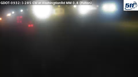 I-285 CW at WashingtionRd MM 2.7 live camera view