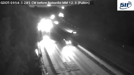 I-285 CW before BoltonRd MM 14.2 live camera view