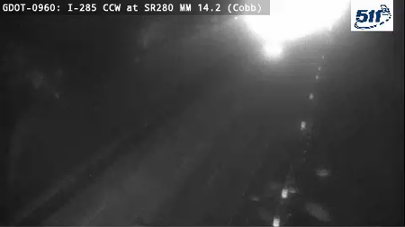 I-285 CCW at SR280 MM 16.1 live camera view