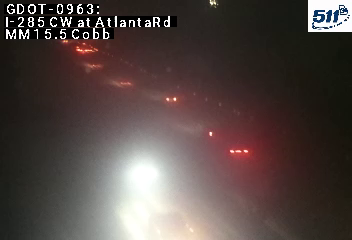 I-285 CW at AtlantaRd MM 17.3 live camera view