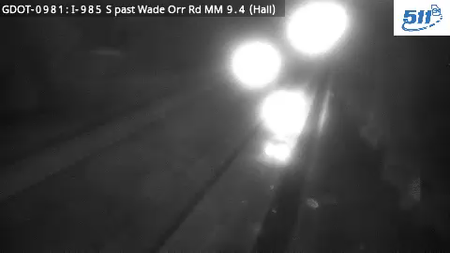 I-985 S past WadeOrrRd MM 9.4 live camera view