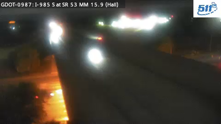 I-985 S at SR53 MM 15.9 live camera view