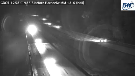 I-985 S before ElacheeDr MM 18.5 live camera view