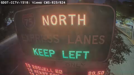 I-75/TerrellMillRd S before I-75 MM 260.7 live camera view