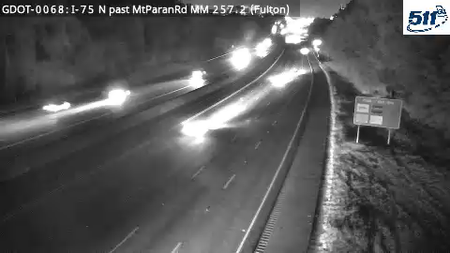 I-75 N past MtParanRd MM 257.2 live camera view