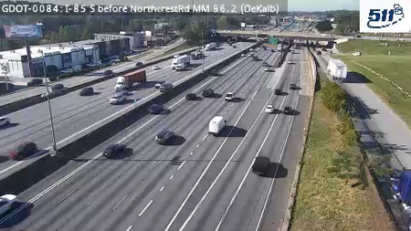 I-85 S before NorthcrestRd MM 96.2 live camera view