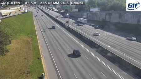 I-85 S at I-285 MM 95.6 live camera view