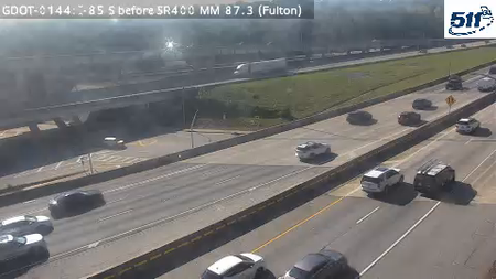I-85 S before SR400 MM 87.3 live camera view