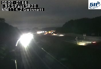 I-85 S past SR20 MM 114.1 live camera view