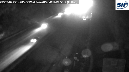 I-285 CCW at ForrestParkRd MM 53.9 live camera view