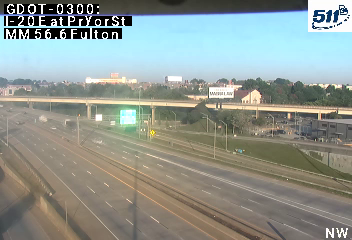 I-20 E at PryorSt MM 56.6 live camera view