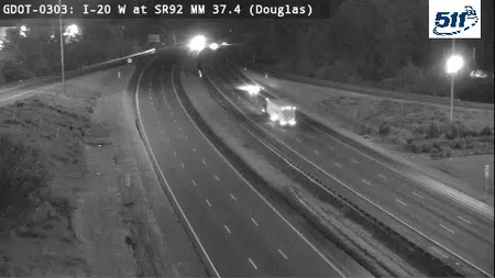 I-20 W at SR92 MM 37.4 live camera view