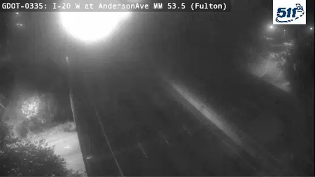 I-20 W at AndersonAve MM 53.6 live camera view