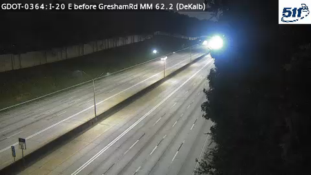 I-20 E before GreshamRd MM 62.5 live camera view