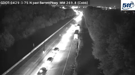 I-75 N past BarrettPkwy MM 269.8 live camera view