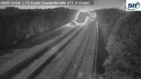 I-75 N past ChastainRd MM 271.6 live camera view