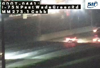 I-75 N past WadeGreenRd MM 272.8 live camera view