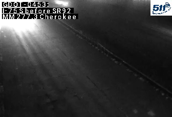 I-75 S before SR92 MM 277.1 live camera view