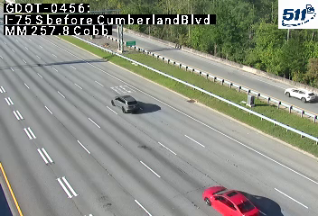 I-75 S before CumberlandBlvd MM 257.8 live camera view