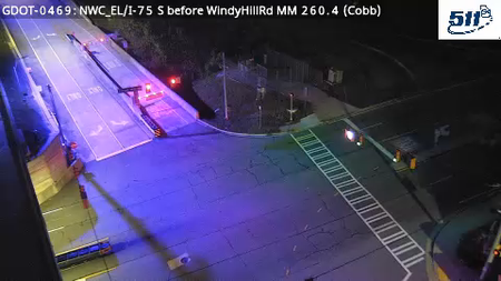 I-75 S before WindyHillRd MM 260.4 live camera view