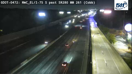 I-75 S past SR280 MM 261 live camera view