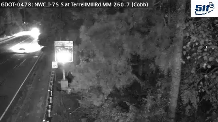 I-75/TerrellMillRd S at TerrellMillRd MM 260.7 live camera view