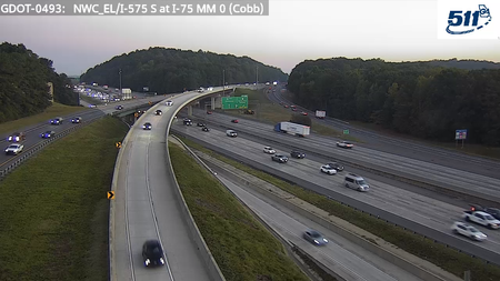 I-575 S at I-75 MM 0 live camera view