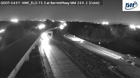 I-75 S at BarrettPkwy MM 269.2 live camera view