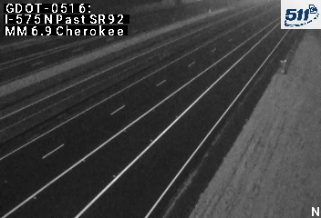 I-575 N past SR92 MM 7.2 live camera view