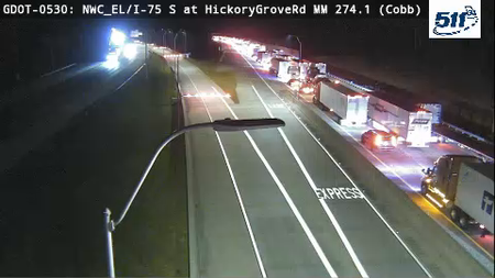 I-75 S at HickoryGroveRd MM 274.1 live camera view