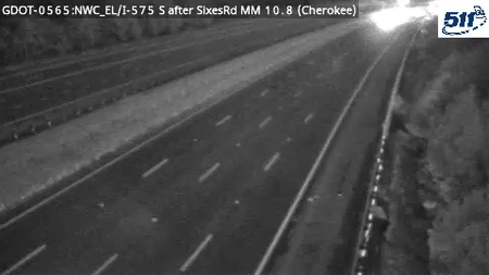 NWC_EL/I-575 S after SixesRd MM 11.1 live camera view