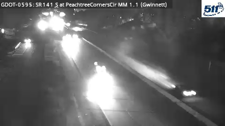 SR141 S at PeachtreeCornersCir MM 1.1 live camera view