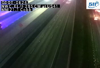 I-285 CW at US41 MM 19.1 live camera view