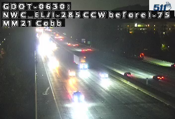 I-285 CCW before I-75 MM 21 live camera view