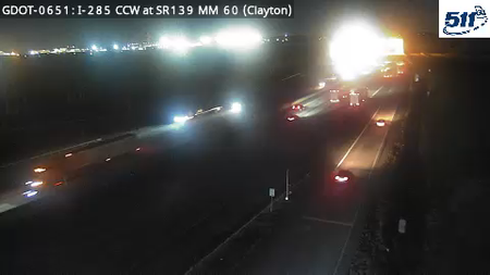 I-285 CCW at SR139 MM 60 live camera view