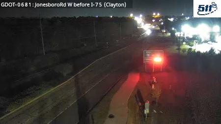 I-75/JonesboroRd N after MtCarmelRd MM 220.8 live camera view