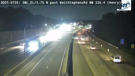 I-75 N past WaltStephensRd MM 226.4 live camera view