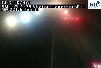 SML_EL/I-75 S before JonesboroRd MM 221.5 live camera view
