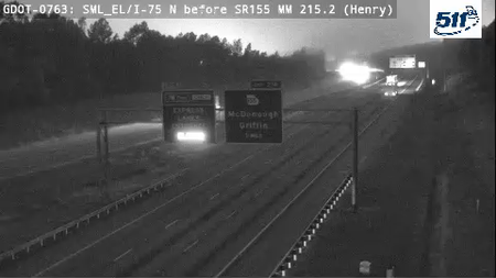 SML_EL/I-75 N before SR155 MM 215.4 live camera view