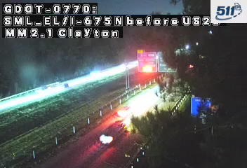 I-675 N before US23 MM 2.1 live camera view