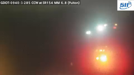 I-285 CCW at SR154 MM 6.8 live camera view