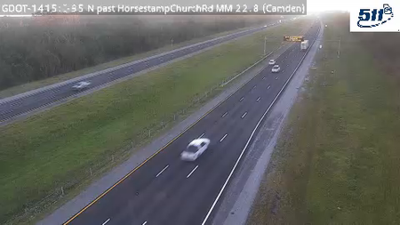 I-95 N past HorsestampChurchRd MM 22.8 live camera view