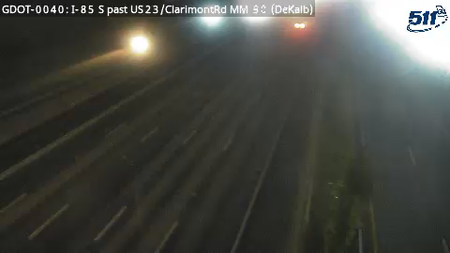 I-85 S past US23/ClarimontRd MM 90 live camera view