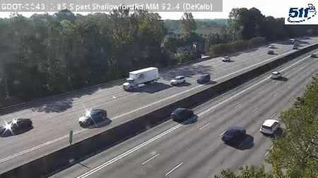 I-85 S past ShallowfordRd MM 92.4 live camera view