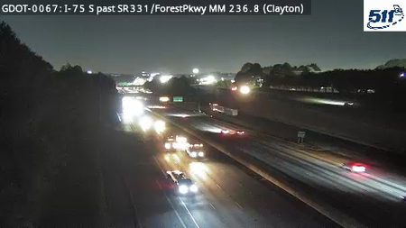 I-75 S past SR331/ForestPkwy MM 236.8 live camera view
