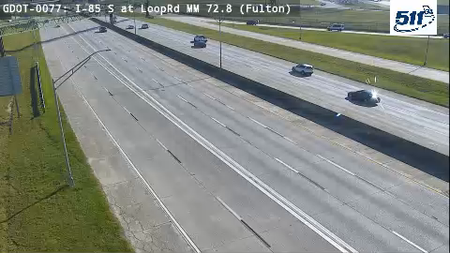 I-85 S at LoopRd MM 72.8 live camera view