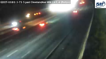 I-75 S past ClevelandAve MM 241.4 live camera view