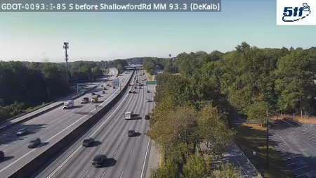 I-85 S before ShallowfordRd MM 93.3 live camera view